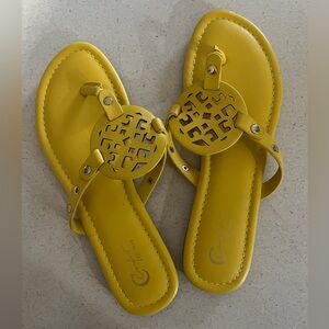 Comfortiva Yellow Women's Sandals